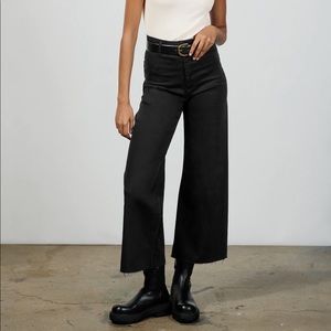 ZARA the marine straight jeans in pure black